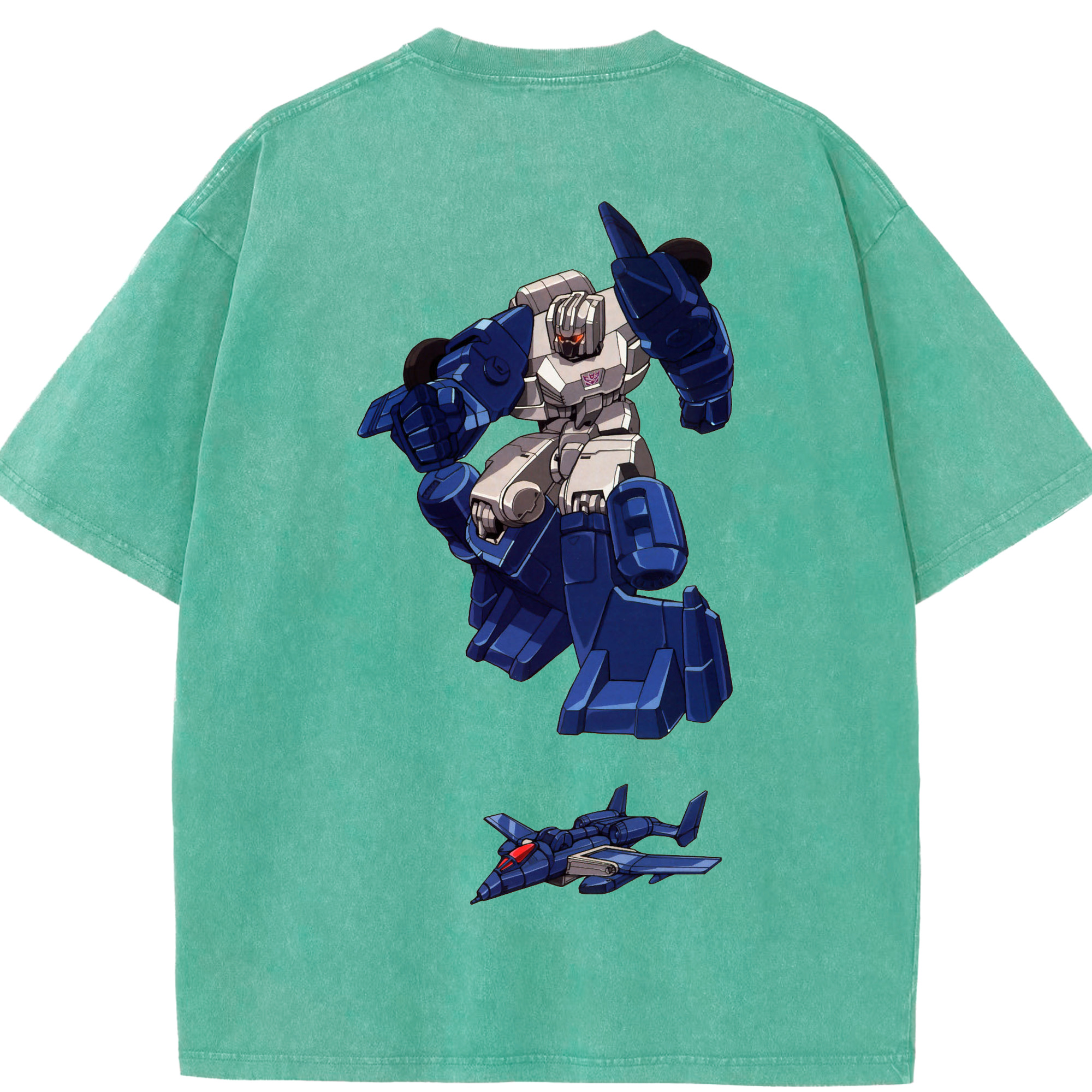 （画像用）  綿100% ヴィンテージ風 半袖Tシャツ（背面プリント）